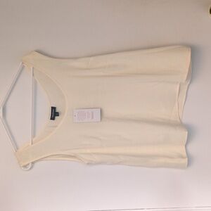 Large Modcloth At First Sight Sleeveless Blouse - Ivory